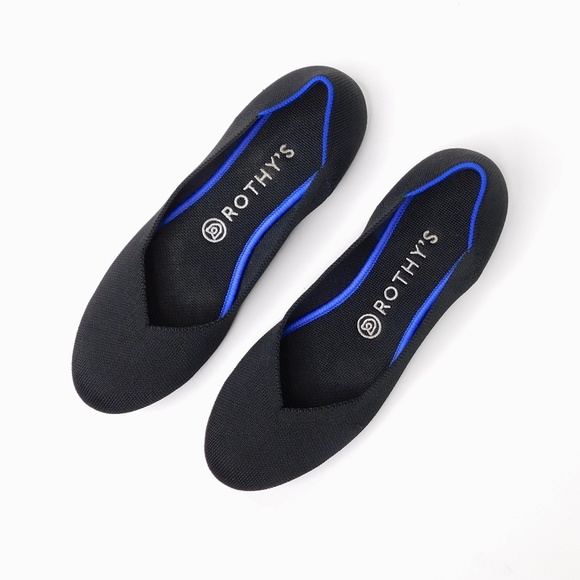 Rothy's Shoes - ROTHY’S Black Solid Round Toes Flat Shoes Washable Classic ~ Size 9